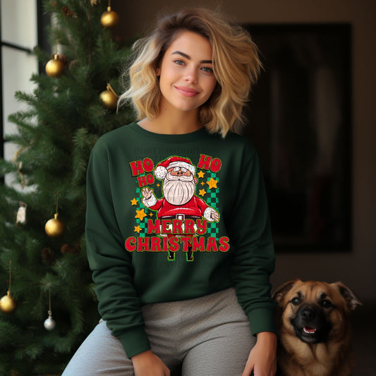 Santa Ho Ho Ho Merry Christmas - Christmas Sweater