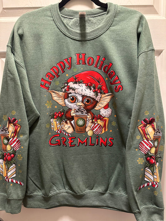 Happy Holidays Gremlins Christmas Sweater